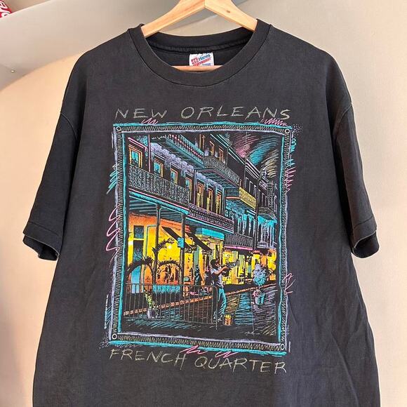 Vintage 1991 New Orleans French Quarter Shirt - Picture 2 of 6